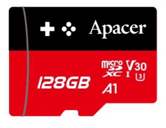  Зображення Карта пам'яті Apacer 128GB microSD class 10 UHS-I U3 (AP128GMCSX10U7-RAGC) 